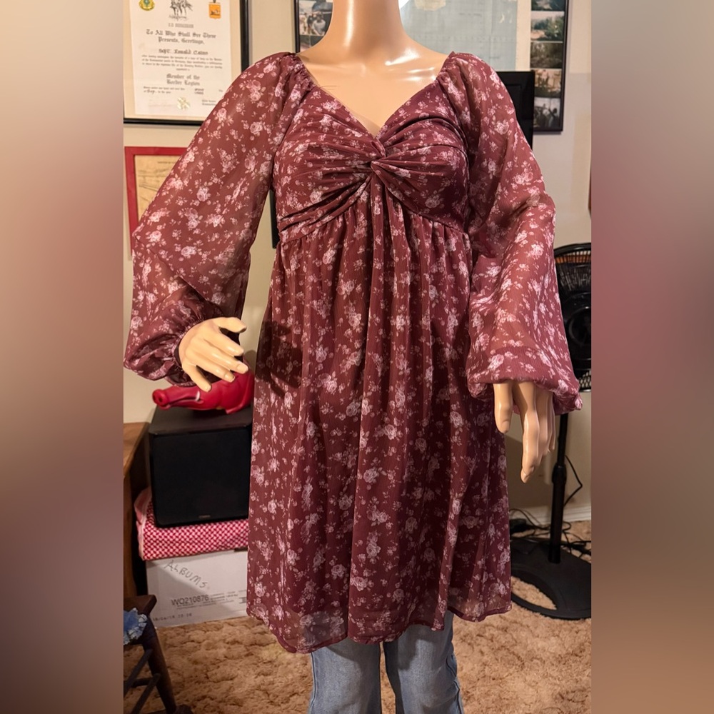 ALTAR’D STATE mini dress size medium. 
NEW WITH TAGS - Picture 5 of 5